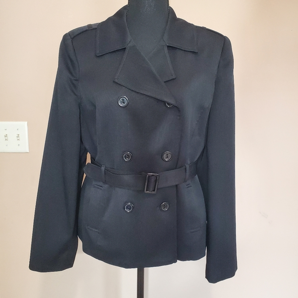 The Black Peacoat Blazer